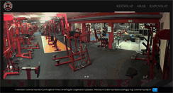 Desktop Screenshot of profifitness.hu