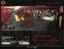 Tablet Screenshot of profifitness.hu